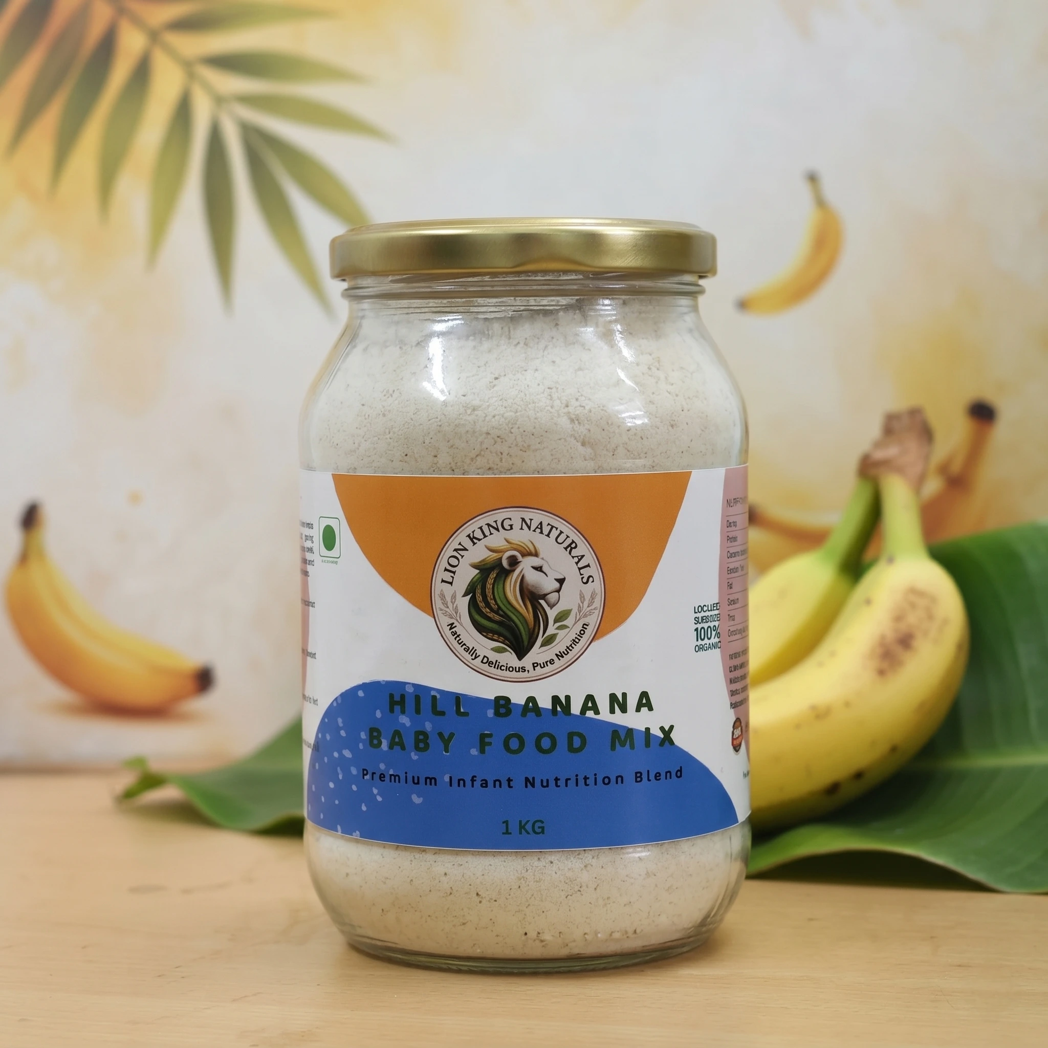 Hill Banana Baby Food Mix – Premium Infant Nutrition Blend - 1kg