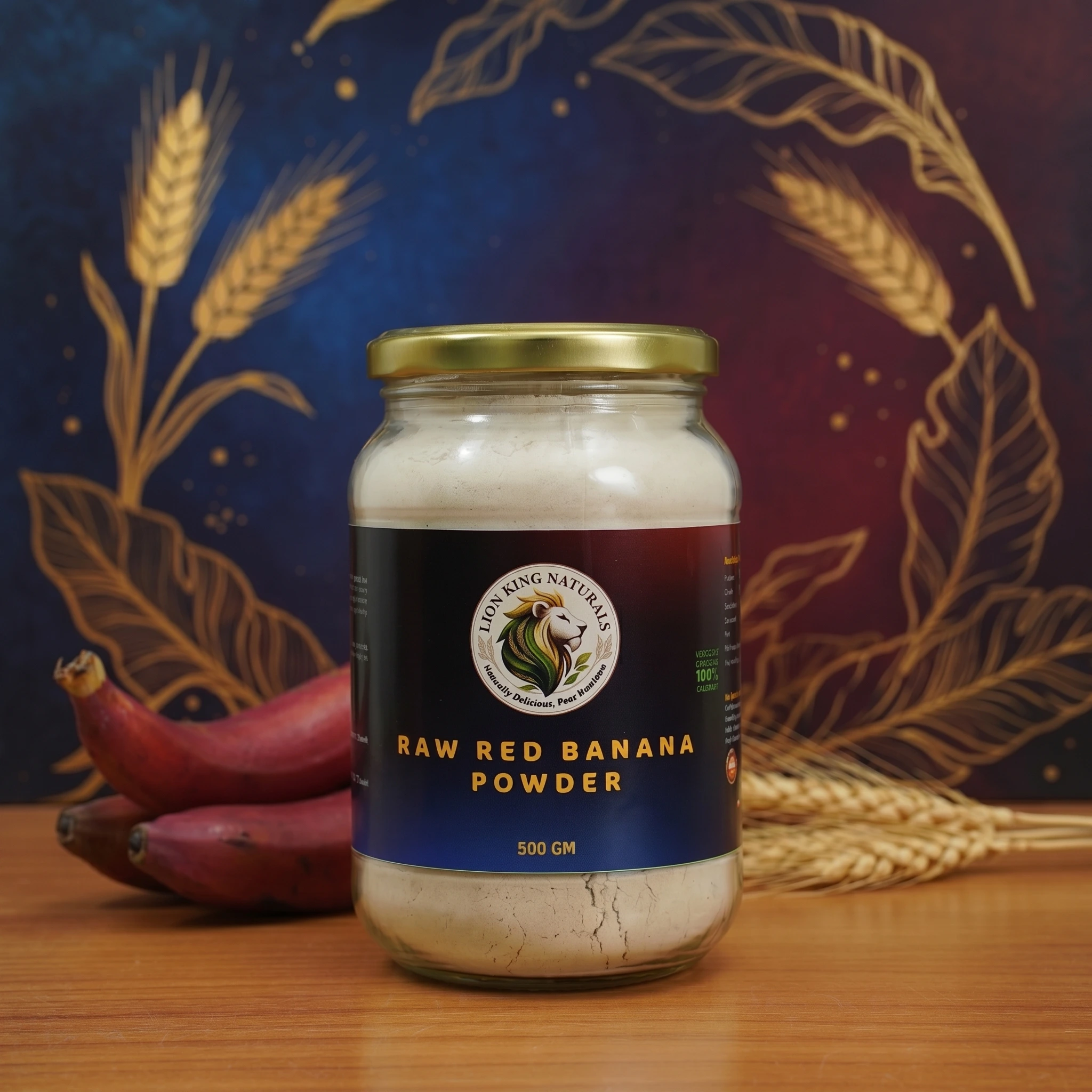 Raw Red Banana Powder - 500g