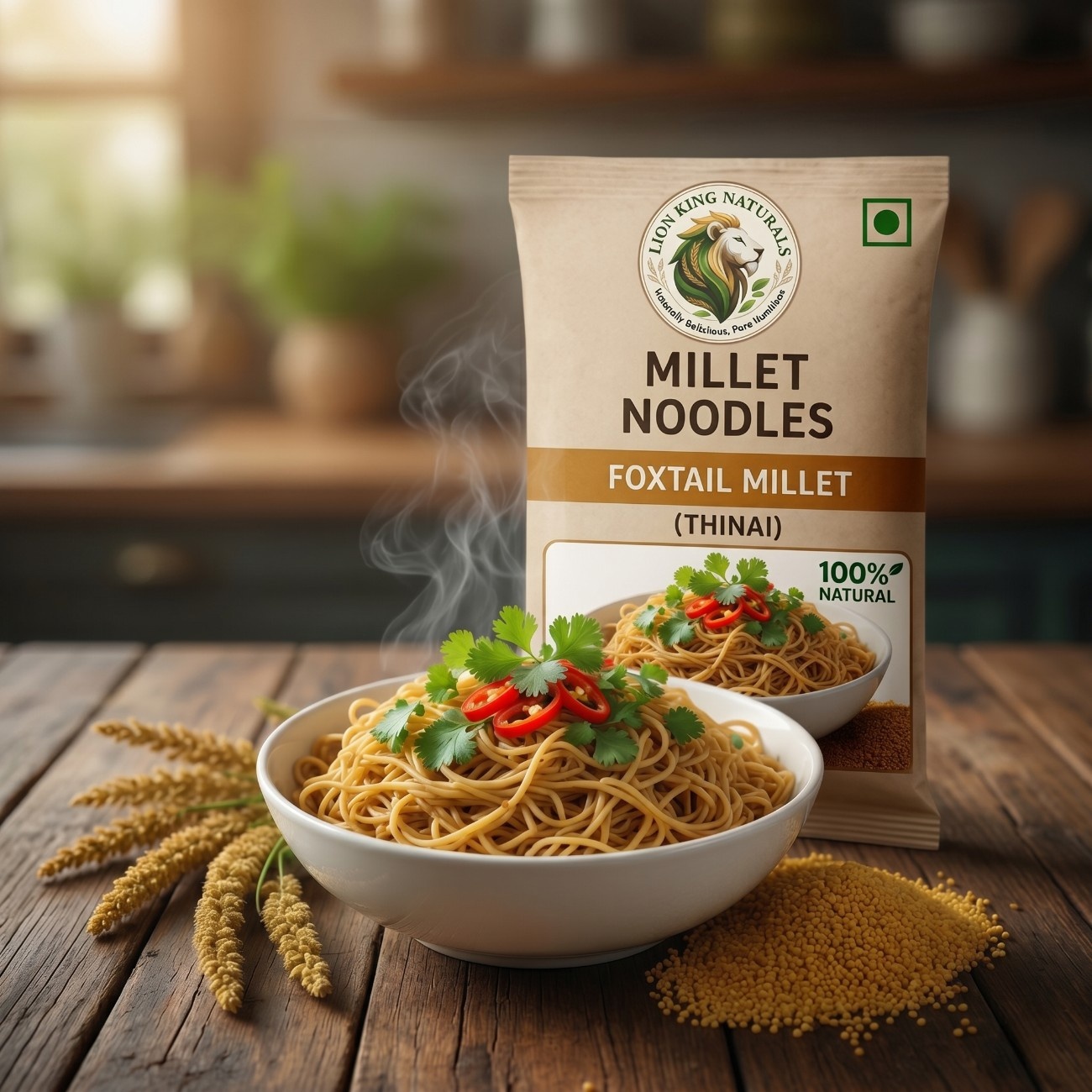 FOXTAIL MILLET NOODLES (THINAI) - 175g